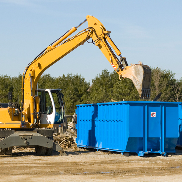 how many times can i have a residential dumpster rental emptied in Chacon